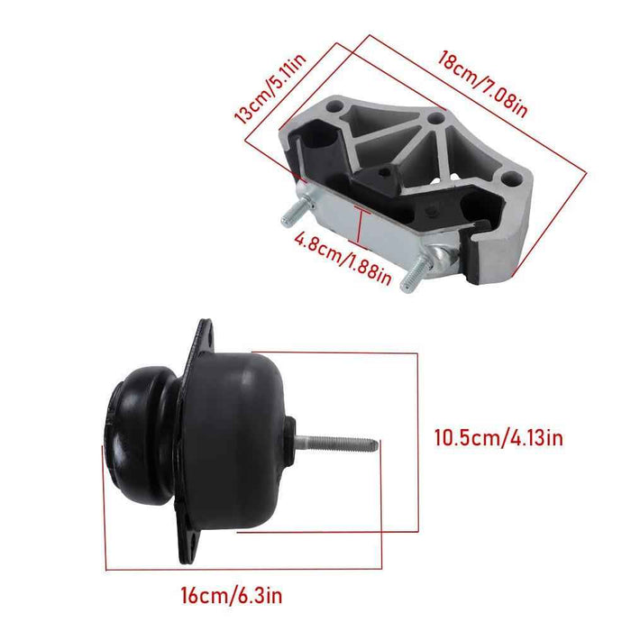 DURAFORCE Engine Motor & Trans Mount 3PCS Set For Ford Mustang 3.7L V6 5.0L V8 2011-2018