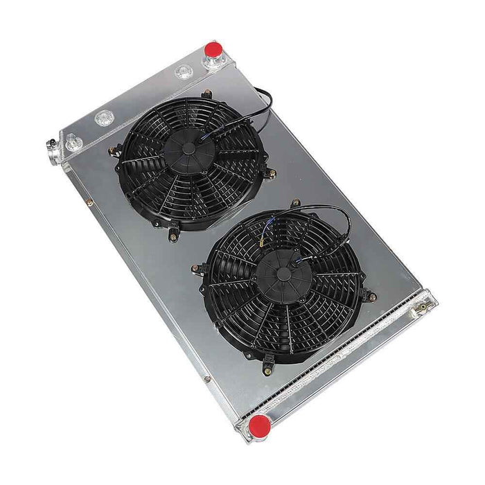 DURAFORCE CC162 For Chevy Monte Carlo 1978 1979-1987 3 Row Aluminum Radiator+Shroud Fan