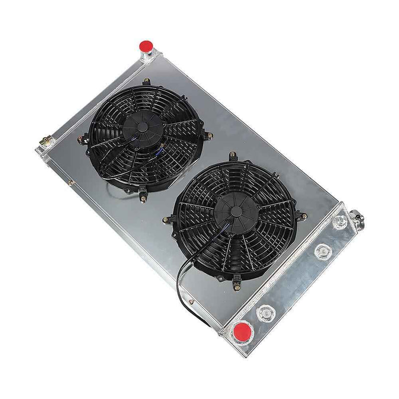 DURAFORCE CC162 For Chevy Monte Carlo 1978 1979-1987 3 Row Aluminum Radiator+Shroud Fan