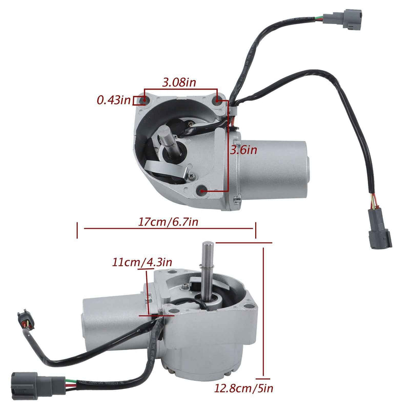 DURAFORCE AT213992 4614911 4360509 Throttle Motor For HITACHI John Deere 110 120 225CLC