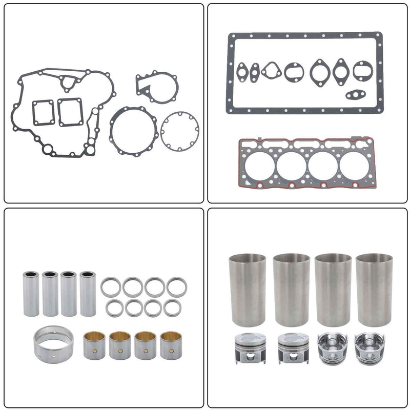 DURAFORCE Overhaul Rebuild Kit Fit For Kubota Engine V1505 V1505D V1505T V1505E B2910HSD