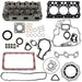 DURAFORCE Full Cylinder Head Assy W/ Vavel Full Gasket Kit Replacement For Kubota D782
