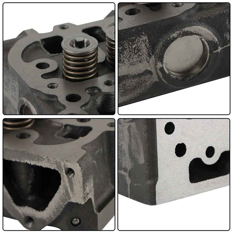 DURAFORCE Full Cylinder Head Assy W/ Vavel Full Gasket Kit Replacement For Kubota D782