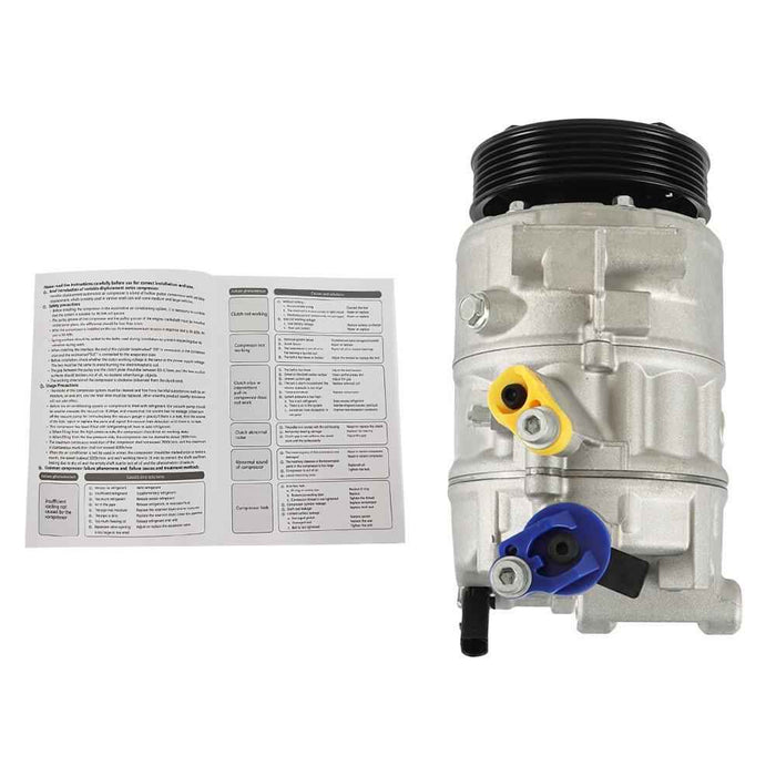 DURAFORCE A/C Compressor +Clutch For Volkswagen CC Golf Jetta Passat Tiguan Audi A3 Q3