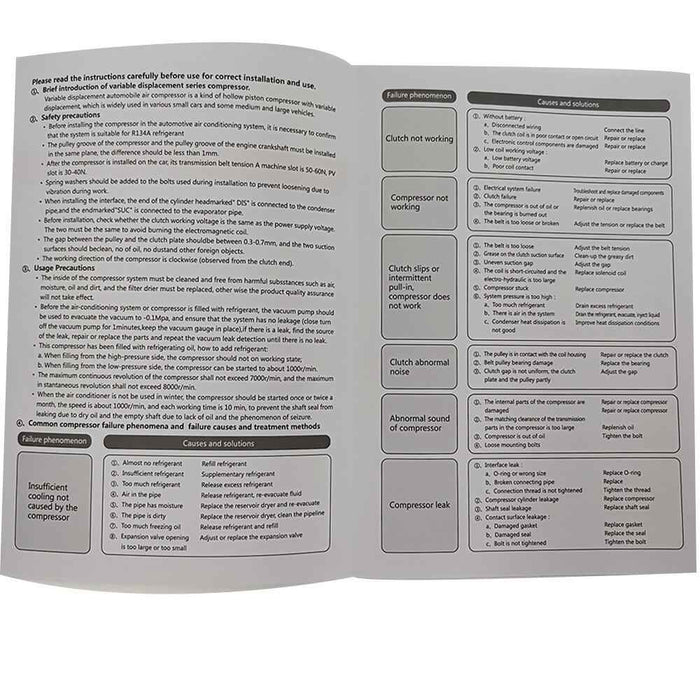 DURAFORCE A/C Compressor +Clutch For Volkswagen CC Golf Jetta Passat Tiguan Audi A3 Q3