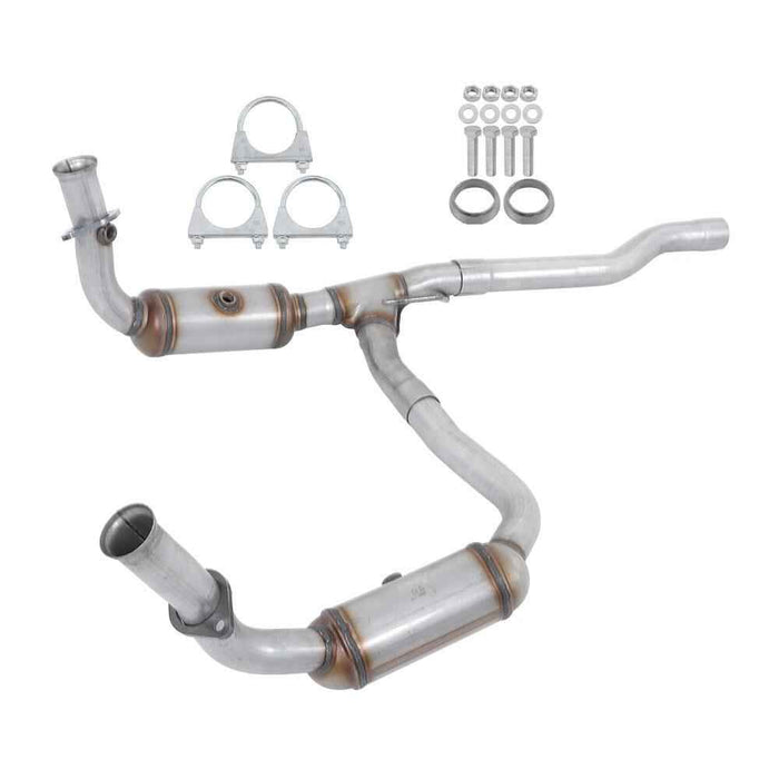 DURAFORCE For 2008 2009 2010 2011 2012 2013 Jeep Liberty 3.7L Y pipe Catalytic Converters