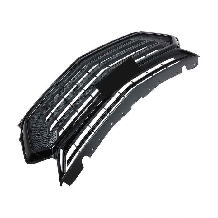 DURAFORCE For Chevy Traverse 2018 2019 21 2021 Front Upper Bumper Grille Grill Gloss Black