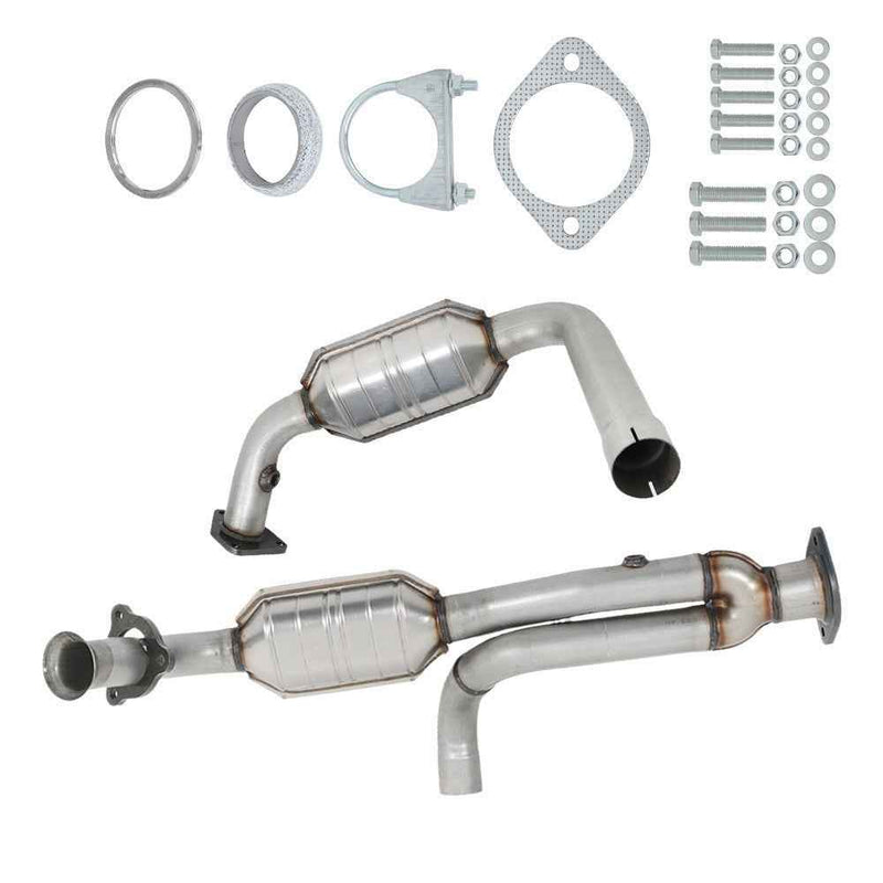 DURAFORCE Y Pipe Catalytic Converter For Chevy Silverado 1500 GMC Sierra 1500 1999-2006