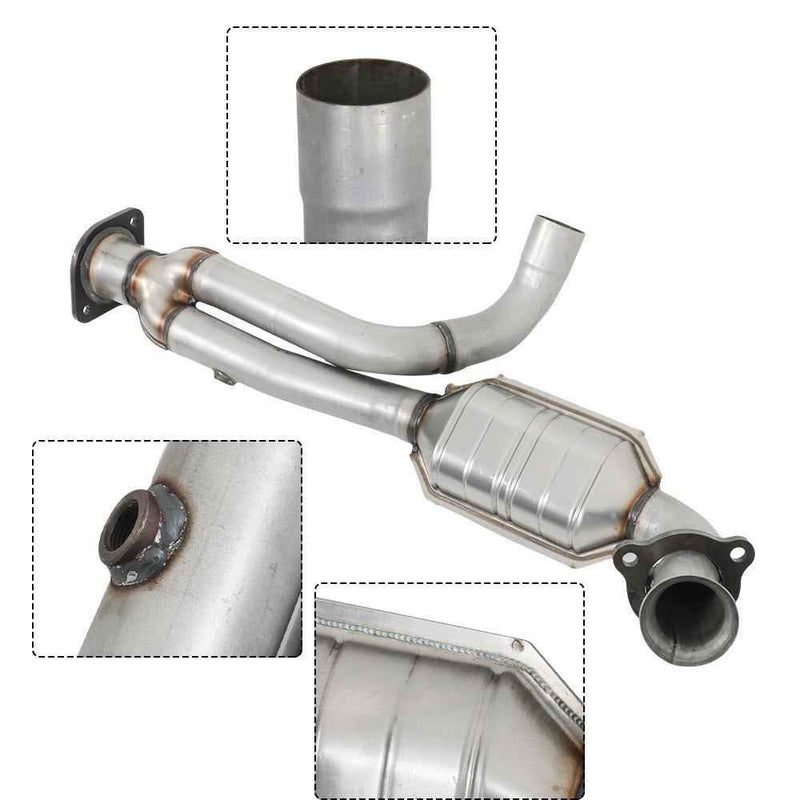 DURAFORCE Y Pipe Catalytic Converter For Chevy Silverado 1500 GMC Sierra 1500 1999-2006