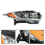 DURAFORCE Right Passenger Side For 2019-2021 Honda HRV Black Headlights Halogen W/LED DRL