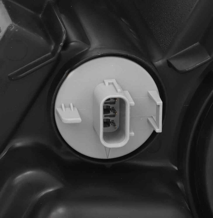 DURAFORCE Right Passenger Side For 2019-2021 Honda HRV Black Headlights Halogen W/LED DRL