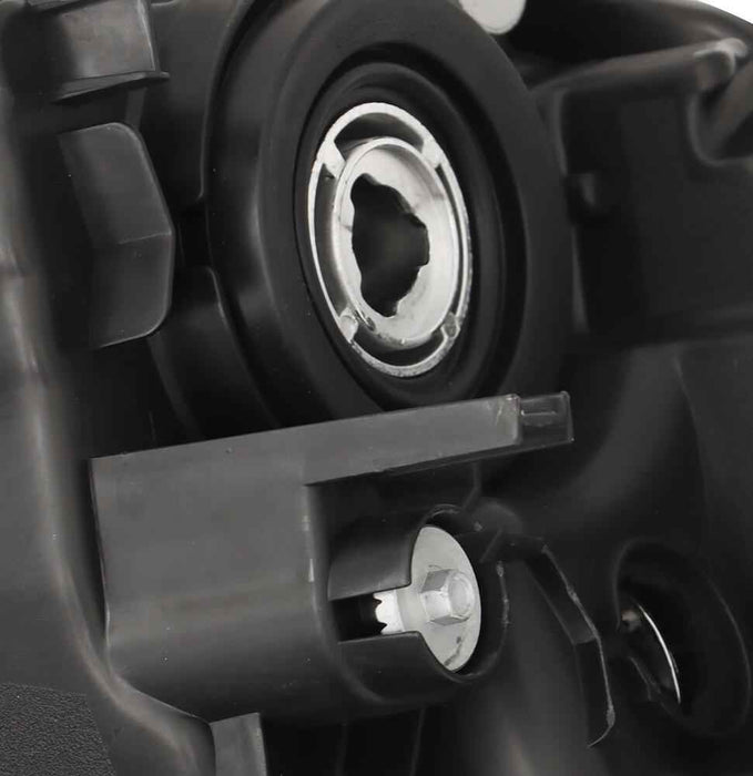 DURAFORCE Right Passenger Side For 2019-2021 Honda HRV Black Headlights Halogen W/LED DRL