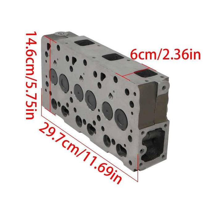 DURAFORCE D905 D905E Cylinder Head Assy Valves & Full Gasket Set For Kubota BX22 BX2200D