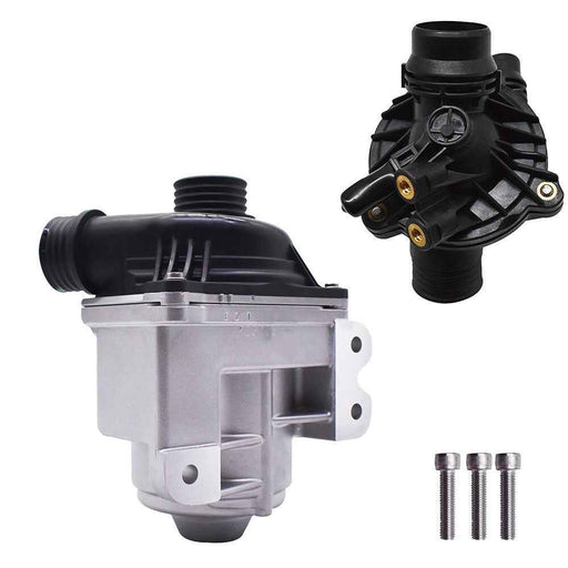 DURAFORCE Electric Engine Water Pump W/ Thermostat For BMW 535i xDrive 640i 11537549476