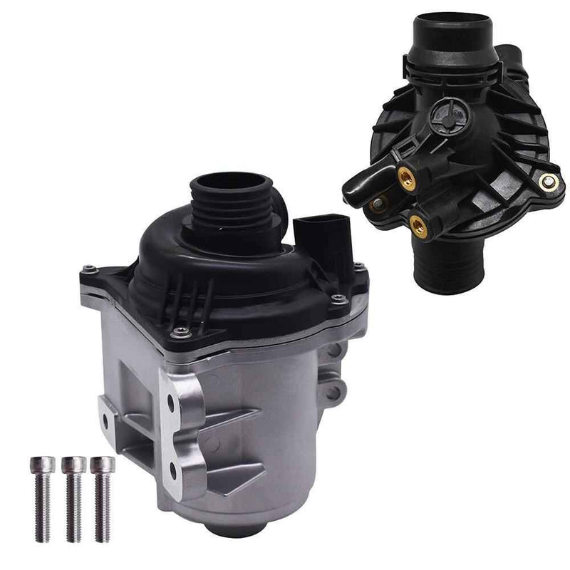 DURAFORCE Electric Engine Water Pump W/ Thermostat For BMW 535i xDrive 640i 11537549476