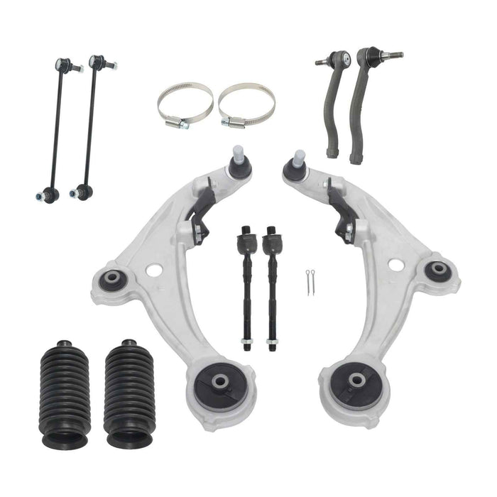 DURAFORCE For Nissan Altima 2007-2013 K620195 12PCS Suspension Kit Lower Front Control Arm
