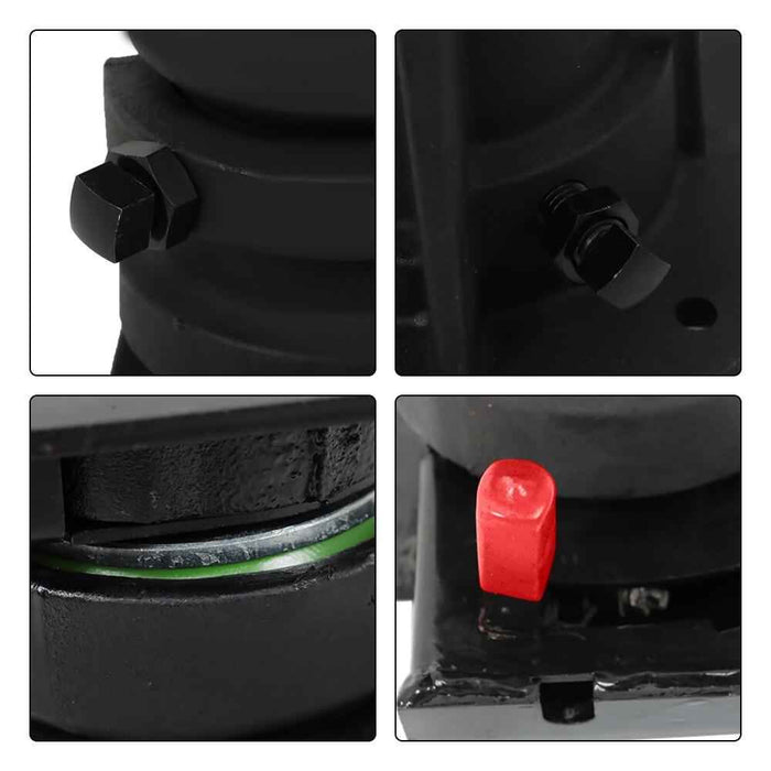 DURAFORCE For RV Camper 20000 lbs Wheel to Gooseneck Adapter Height 12"-16" C5G 12''-16''