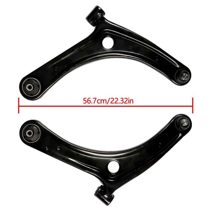 DURAFORCE For Dodge Caliber Jeep Compass 14PCS Front Rear Control Arms Tie Rods Sway Bars