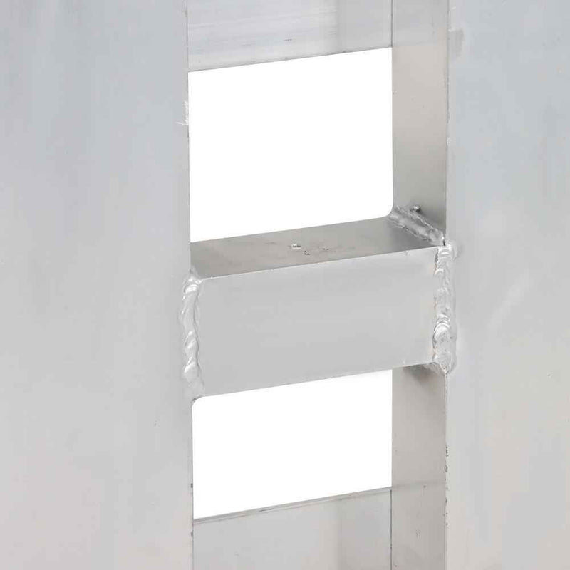 DURAFORCE 72"x15" Aluminum Ramps 2 Pcs 6500Lbs Car Trailer Truck Hook End 1 Pair 6FT