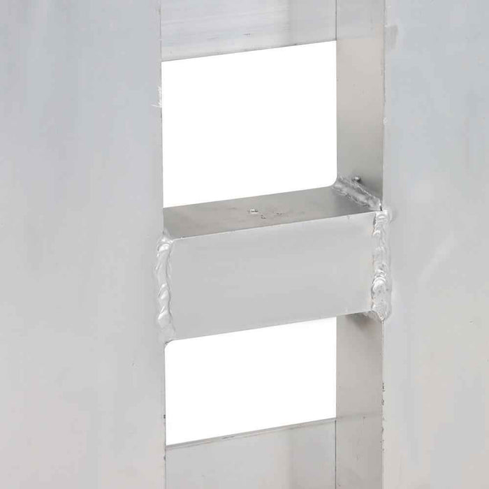 DURAFORCE 72"x15" Aluminum Ramps 2 Pcs 6500Lbs Car Trailer Truck Hook End 1 Pair 6FT