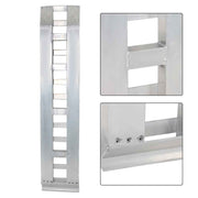 DURAFORCE 72"x15" Aluminum Ramps 2 Pcs 6500Lbs Car Trailer Truck Hook End 1 Pair 6FT