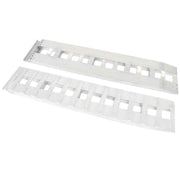 DURAFORCE 72"x15" Aluminum Ramps 2 Pcs 6500Lbs Car Trailer Truck Hook End 1 Pair 6FT