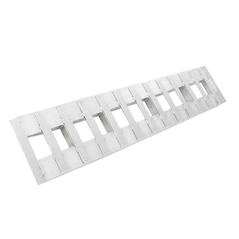 DURAFORCE 72"x15" Aluminum Ramps 2 Pcs 6500Lbs Car Trailer Truck Hook End 1 Pair 6FT