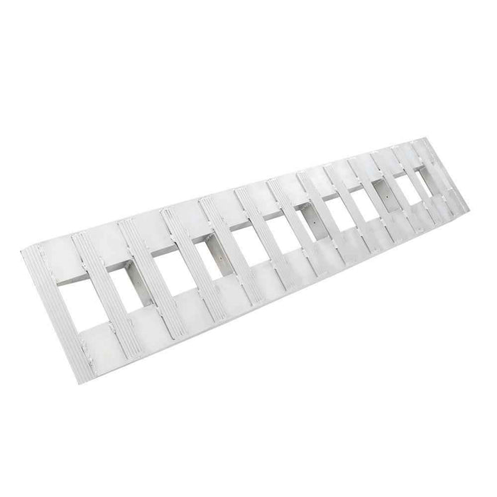 DURAFORCE 72"x15" Aluminum Ramps 2 Pcs 6500Lbs Car Trailer Truck Hook End 1 Pair 6FT