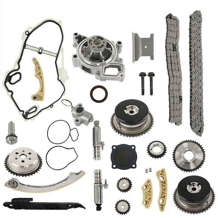 DURAFORCE Timing Chain Kit VCT Selenoid Water Pump For GM Ecotec Chevy 2.0L 2.4L 90537632