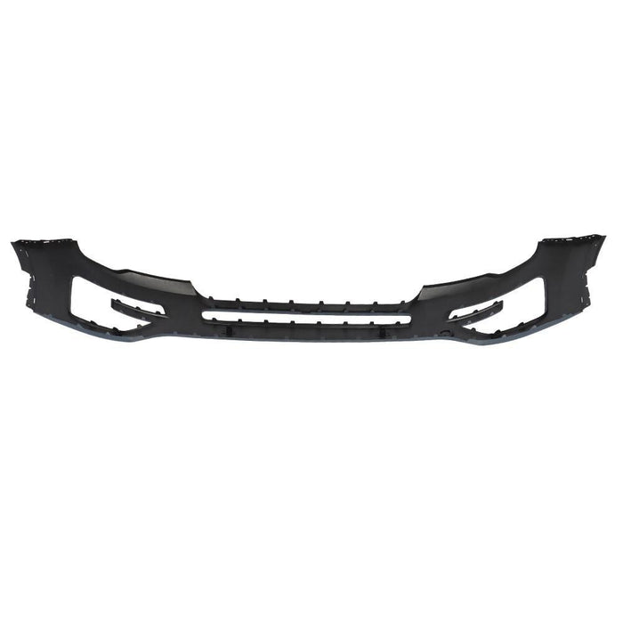 DURAFORCE Front Upper Bumper Cover For 2016 2017 Ford Explorer Primed W/Sensor holes Black