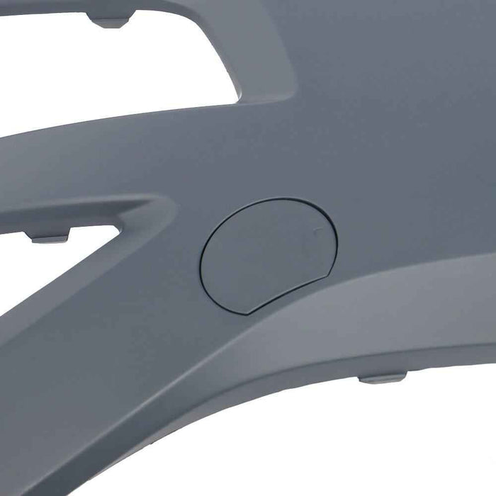 DURAFORCE Front Upper Bumper Cover For 2016 2017 Ford Explorer Primed W/Sensor holes Black