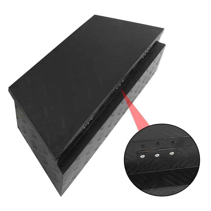 DURAFORCE 39" Aluminum Trailer Tongue Tool Box Pickup Truck Bed Storage Toolbox