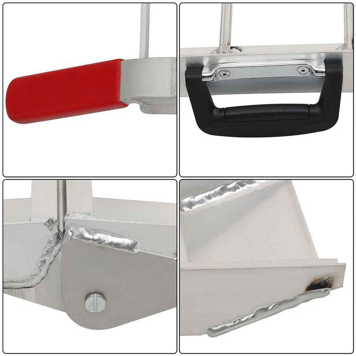 DURAFORCE 2pcs ATV UTV 7.5' Aluminum Folding Loading Ramps For Truck Motorcycle Lawn Mower