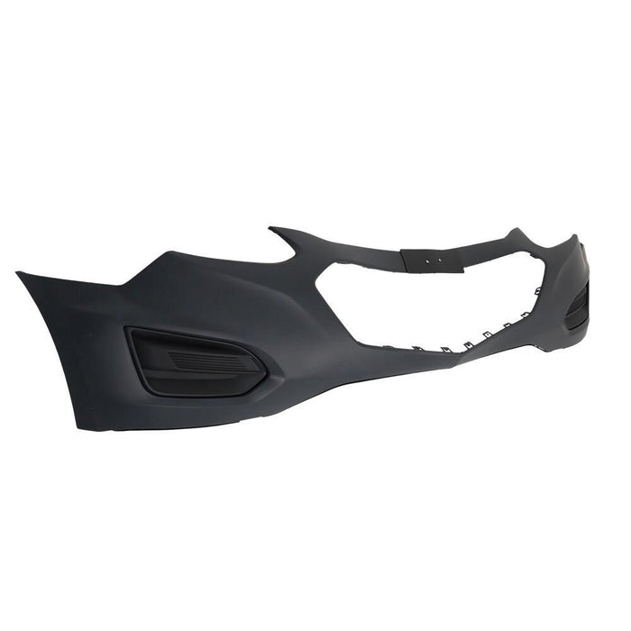 DURAFORCE ABS Plastic Black Front Bumper Cover Replacement Fit For 2016-2017 Chevy Equinox