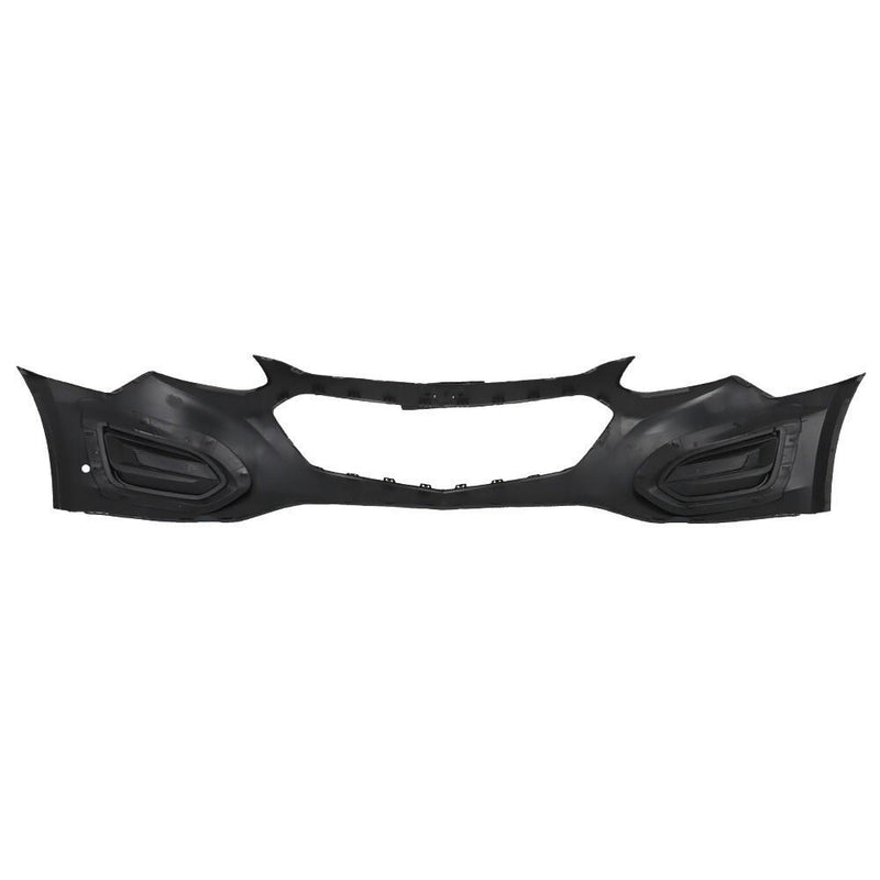 DURAFORCE ABS Plastic Black Front Bumper Cover Replacement Fit For 2016-2017 Chevy Equinox