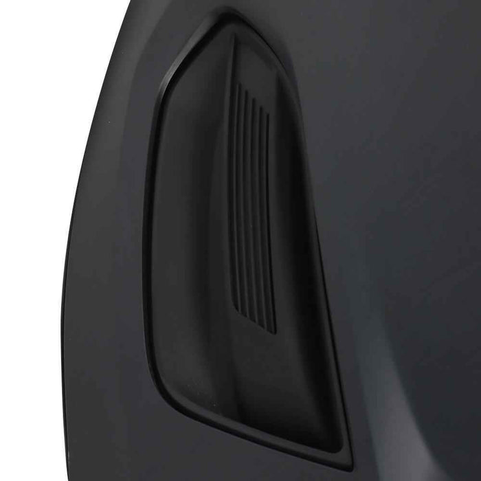 DURAFORCE ABS Plastic Black Front Bumper Cover Replacement Fit For 2016-2017 Chevy Equinox