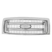 DURAFORCE Fit For 2009-2014 Ford F150 Front Upper Bumper Chrome Grille Horizontal Billet
