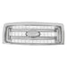 DURAFORCE Fit For 2009-2014 Ford F150 Front Upper Bumper Chrome Grille Horizontal Billet