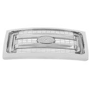 DURAFORCE Fit For 2009-2014 Ford F150 Front Upper Bumper Chrome Grille Horizontal Billet