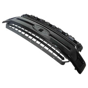 DURAFORCE Fit For 2018-2020 Ford F-150 XL XLT Front Upper Bumper Grille Glossy Black Grill