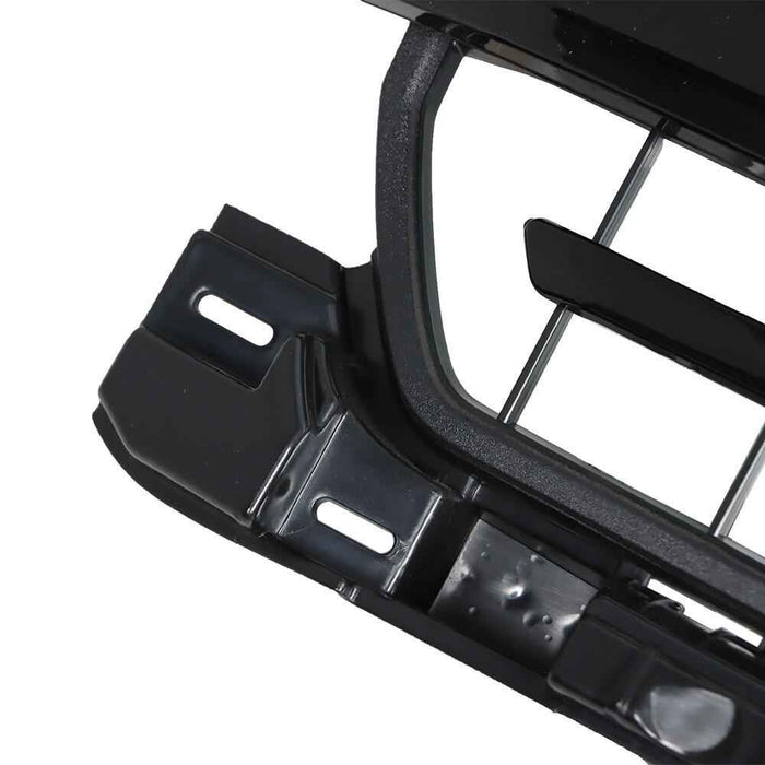 DURAFORCE Fit For 2018-2020 Ford F-150 XL XLT Front Upper Bumper Grille Glossy Black Grill