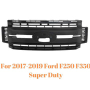 DURAFORCE Fit For 2017 2018 2019 Ford F250 F350 Super Duty Front Upper Matte Black Grille