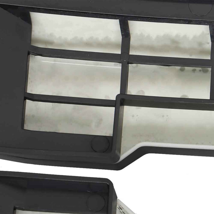 DURAFORCE Fit For 2017 2018 2019 Ford F250 F350 Super Duty Front Upper Matte Black Grille