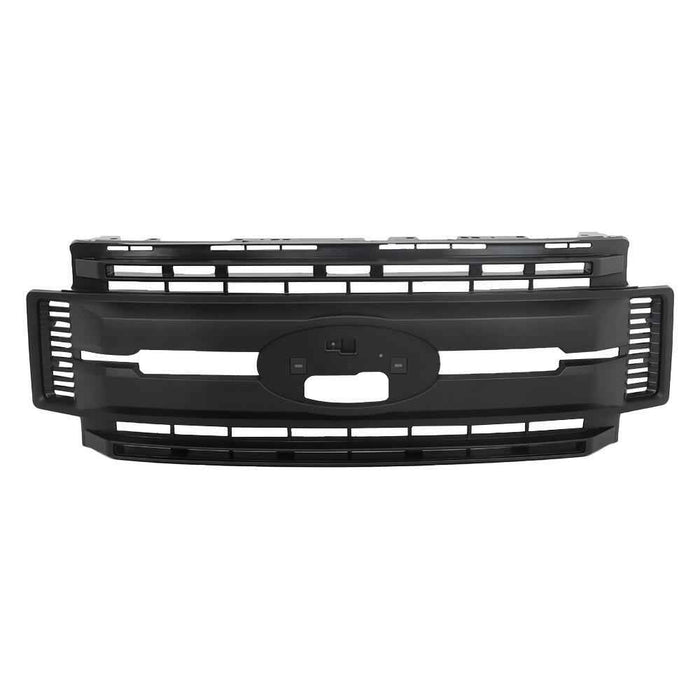 DURAFORCE Fit For 2017 2018 2019 Ford F250 F350 Super Duty Front Upper Matte Black Grille