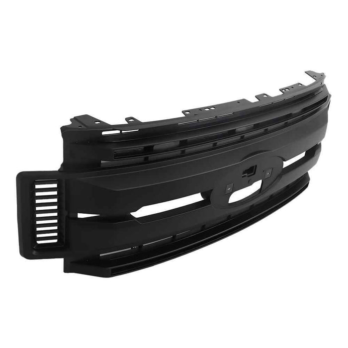 DURAFORCE Fit For 2017 2018 2019 Ford F250 F350 Super Duty Front Upper Matte Black Grille