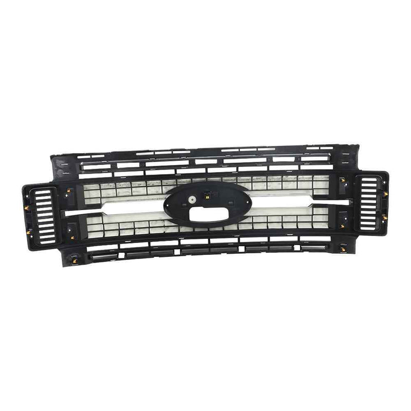 DURAFORCE Fit For 2017 2018 2019 Ford F250 F350 Super Duty Front Upper Matte Black Grille