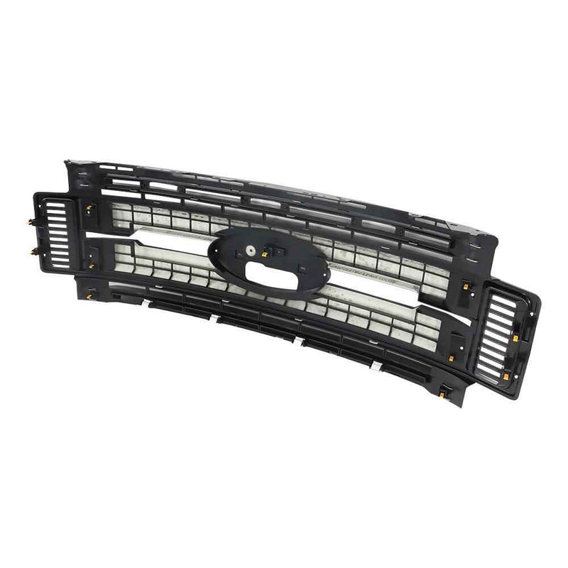 DURAFORCE Fit For 2017 2018 2019 Ford F250 F350 Super Duty Front Upper Matte Black Grille