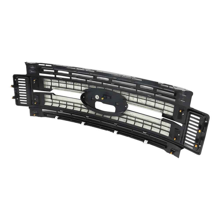 DURAFORCE Fit For 2017 2018 2019 Ford F250 F350 Super Duty Front Upper Matte Black Grille