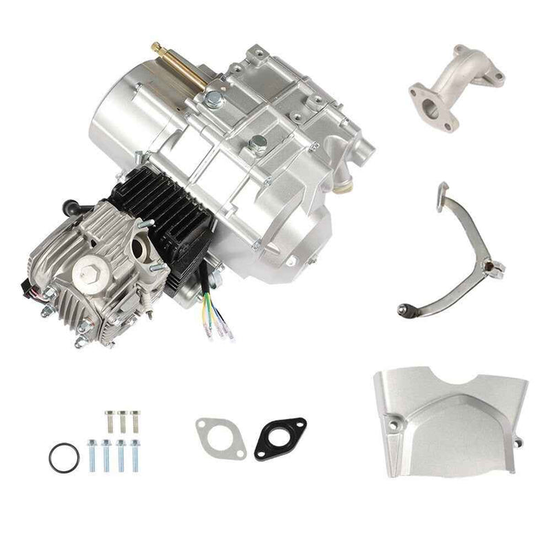 DURAFORCE For 125cc ATV 4 Stroke Engine Motor 3-Speed Semi Auto w/ Reverse Electric Start