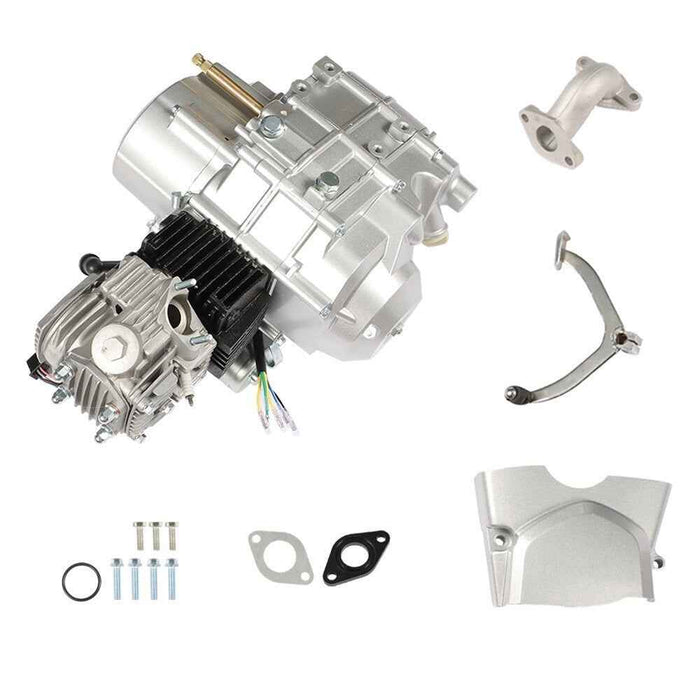 DURAFORCE For 125cc ATV 4 Stroke Engine Motor 3-Speed Semi Auto w/ Reverse Electric Start